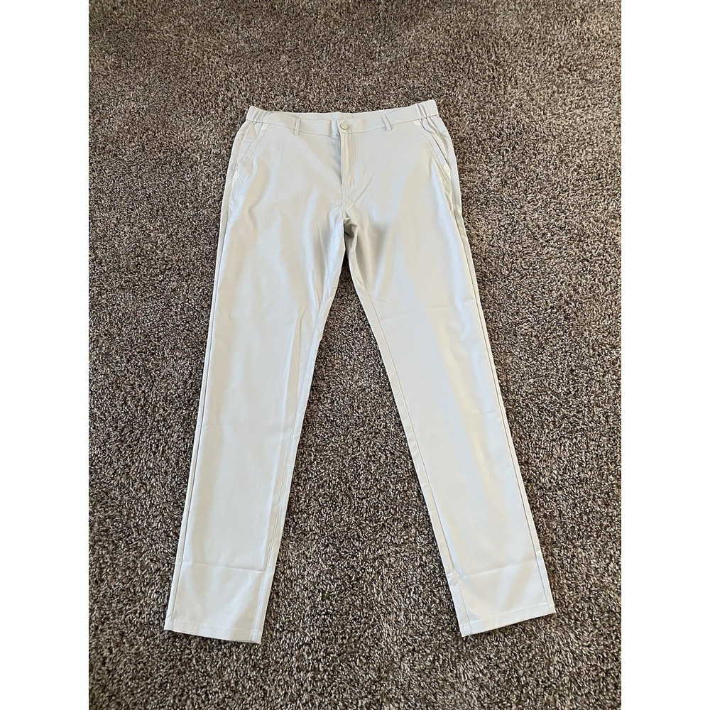 Jack Archer Jetsetter Pants 36x36 (34.5) Mens Stone Slim Taper Performance Chino